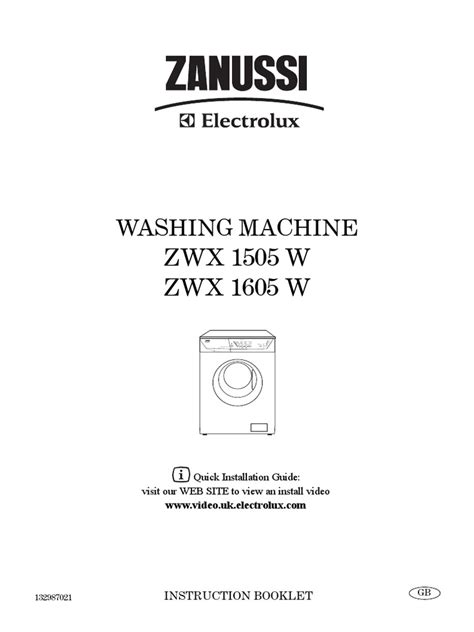 Zanussi 110003 Manual pdf manual